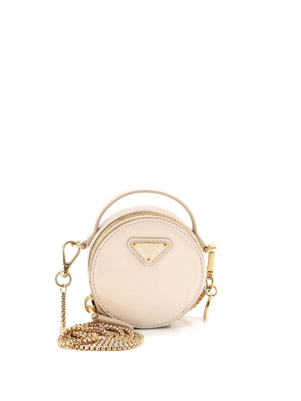 Prada Top Handle Round Clutch With #370652P72B